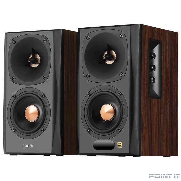 Edifier S360DB Brown {2 сат. + сабвуфер,150W RMS, 40-20000Гц, дерево, беспроводной пульт ДУ, Bluetooth aptX}