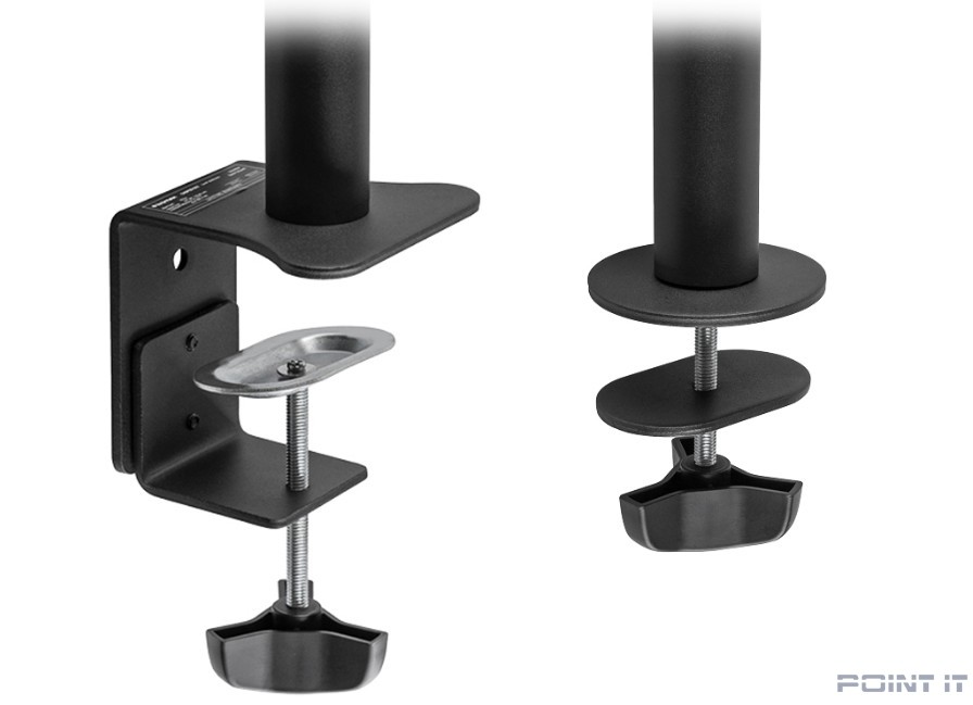 Kromax CASPER-505 черный 10"-34" макс.10кг настольный поворот и наклон