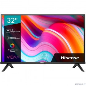 Hisense 32&quot; 32A4N Frameless черный HD 60Hz DVB-T DVB-T2 DVB-C DVB-S DVB-S2 USB WiFi Smart TV (RUS)