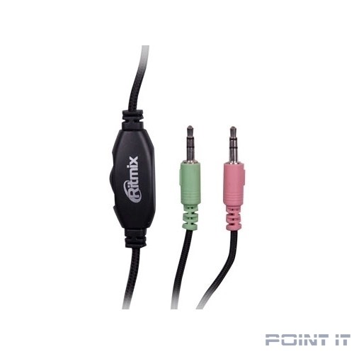 RITMIX RH-534M Grey наушники {105 дБ, разъем 2 x mini jack 3.5 mm}