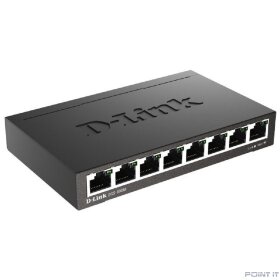 D-Link DGS-1008D/R1A Неуправляемый коммутатор с 8 портами 10/100/1000Base-T