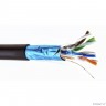 5bites Кабель FS5505-305CPE витая пара FTP/SOLID/5E/24AWG/COPPER/PE/BLACK/OUTDOOR/DRUM/305M