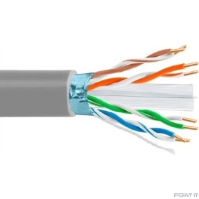 5bites Кабель FS6575-100A витая пара FTP / SOLID / 6CAT / 23AWG / CCA / PVC / 100M