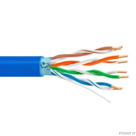 5bites Кабель Express FS5525-305B-BL витая пара FTP / SOLID / 5E / 24AWG / COPPER / PVC / BLUE / 305M