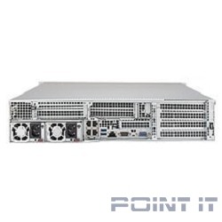 Платформа системного блока SYS-2049U-TR4 2U, 4xLGA3647 (up to 205W), iC621 (X121PU), 48xDDR4, up to 24x2.5 SAS/SATA, up to 4x2.5 NVME Gen3 (optional), 4x 1000Base-T (i350), 6x PCIE x16, 5x PCIE x8, 2x