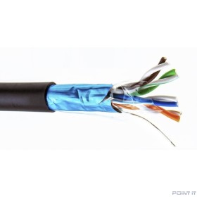 5bites Кабель Express FS6575-305BPE витая пара FTP/SOLID/6CAT/23AWG/COPPER/PE/BLACK/OUTDOOR/DRUM/305M