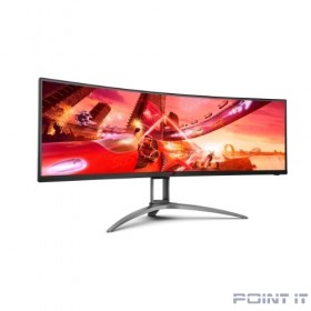 ЖК монитор AOC AG493UCX2/48.8" Cенсорный экран нет/VA/5120x1440 32:9/400/3000:1/1 мс/да/черный/21.5 кг AG493UCX2