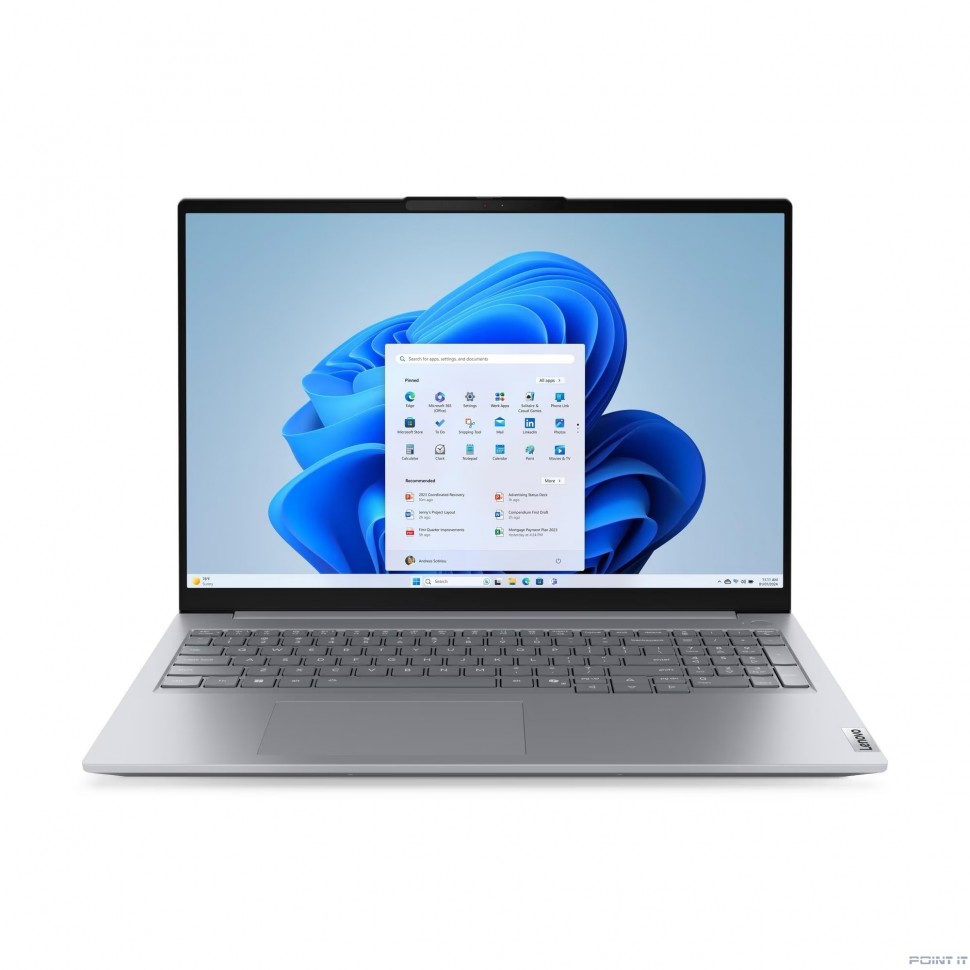 Ноутбук Lenovo ThinkBook 16 G8 IAL [21SK0027GQ] (КЛАВ.РУС.ГРАВ.) Arctic Grey 16" {WUXGA IPS Ultra 5 225U/16Gb/512Gb SSD/DOS/+Bag}