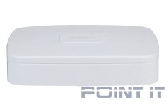 DAHUA DHI-NVR2104-I2 4-канальный IP-видеорегистратор 4K и H.265+, видеоаналитика, входящий поток до 80Мбит/с, 1 SATA III до 10Тбайт