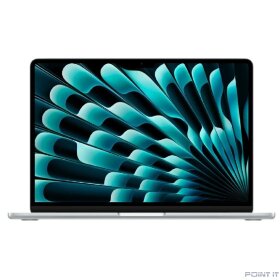 Ноутбук Apple MacBook Air 13-inch 2025 [MW0X3RU/A] Silver 13.6&quot; Liquid Retina {(2560x1600) M4 10C CPU 10C GPU/16GB/512GB SSD} (A3240) (РФ)