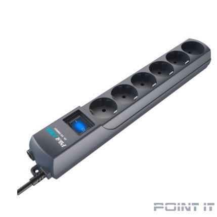 ZIS Сетевой фильтр Pilot S-MAX 7м {5 евро, 1 росс., увеличенная мощность 3500 Вт}