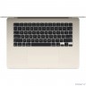 Ноутбук Apple MacBook Air 15-inch 2025 [MW1K3LL/A] (КЛАВ.РУС.ГРАВ.) Starlight 15.3" Liquid Retina {(2880x1864) M4 10C CPU 10C GPU/16GB/512GB SSD/рекоменд.переход.1979059/1991284/11065944} (A3241) (США)