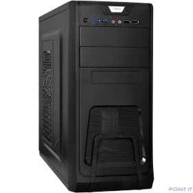 Exegate EX278393RUS Корпус Miditower Exegate CP-603 Black, ATX, <CP500W, 80mm>, 2*USB+2*USB3.0, Audio