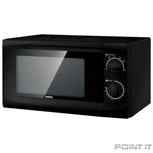 BBK 20MWS-706M/B (B) Микроволновая печь, 20 л, 700 Вт, чёрный.