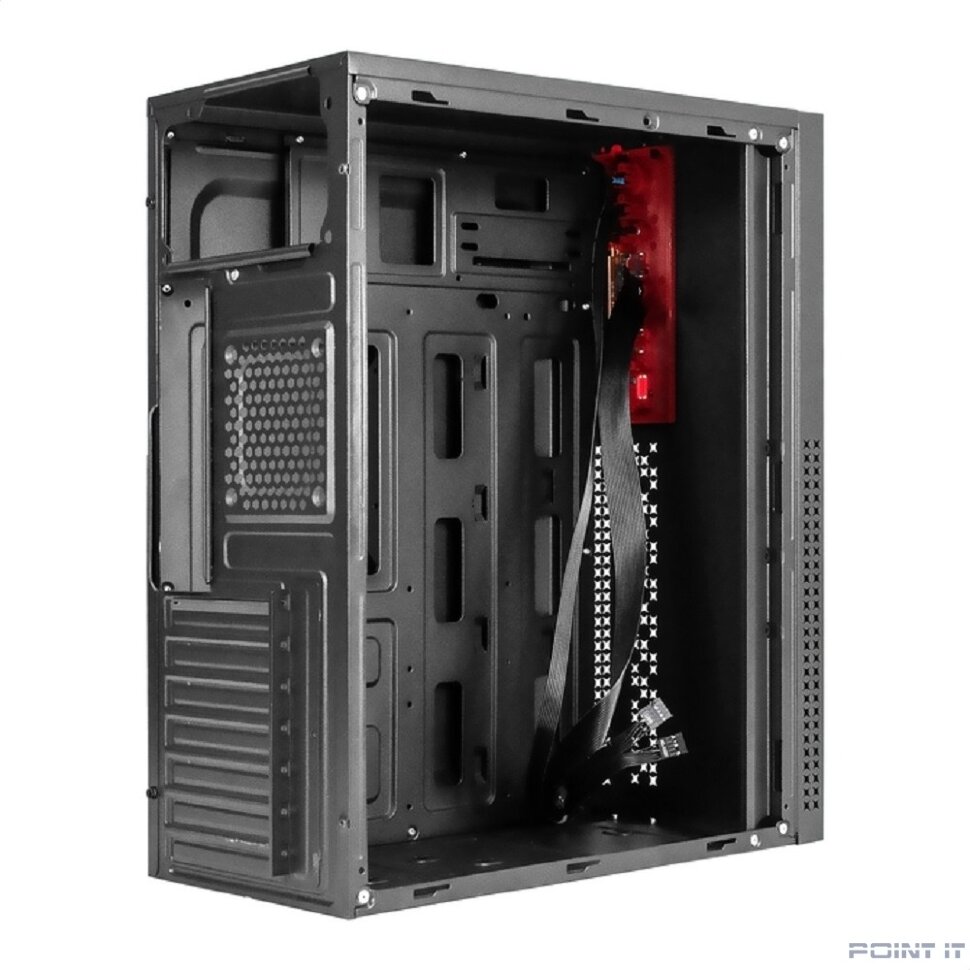 Exegate EX298131RUS Корпус Miditower ExeGate AA-443 (ATX, без БП, 2*USB+HD Audio, черный)