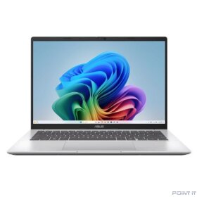 Ноутбук ASUS VivoBook M1407KA-LY028 [90NB15H3-M000X0] Silver 14" {FHD  Ryzen AI 5 340(2Ghz)/16384Mb/512PCISSDGb/noDVD/Int:AMD Radeon/DOS}